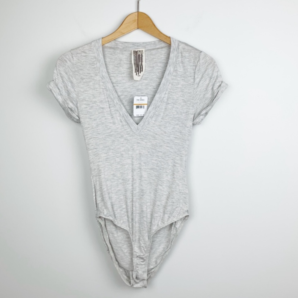 V-neck body suit